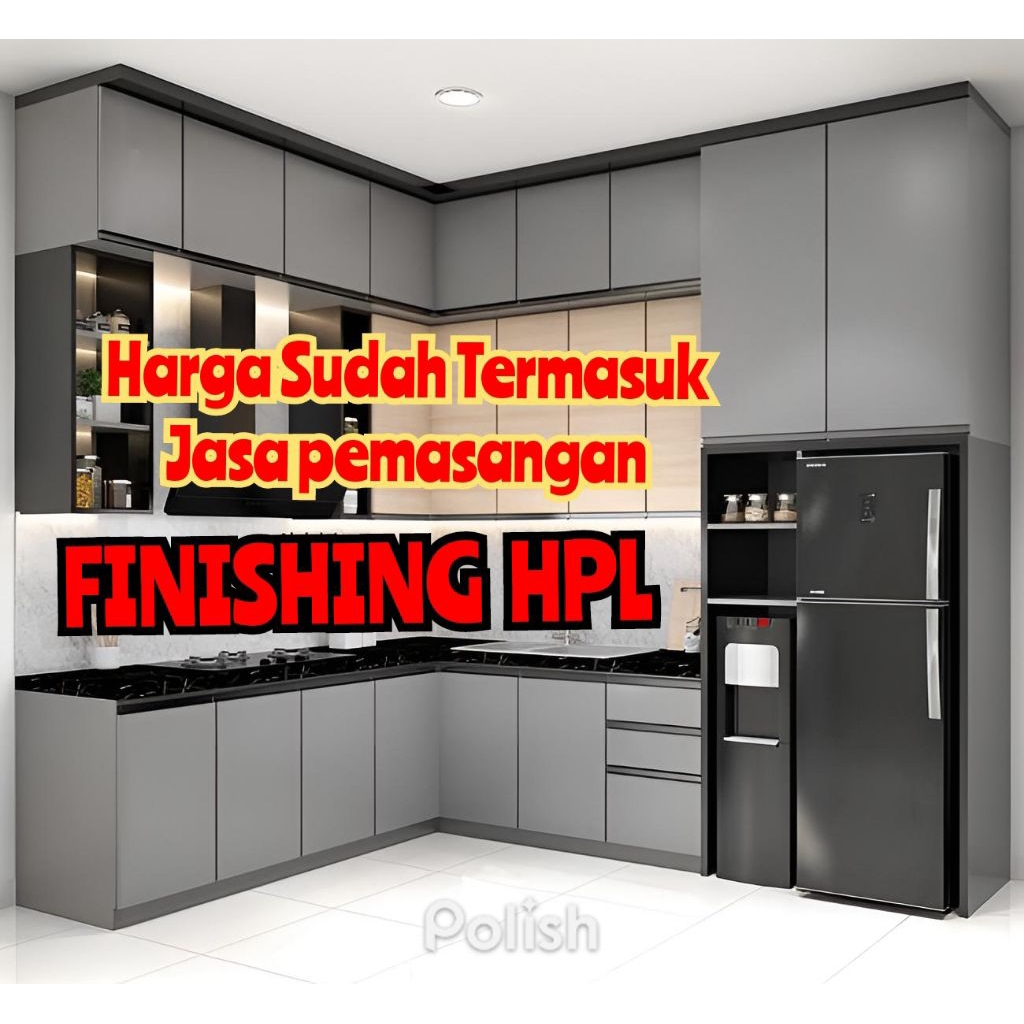 Lemari Dapur / Kichen set Dapur minimalis Finishing HPL