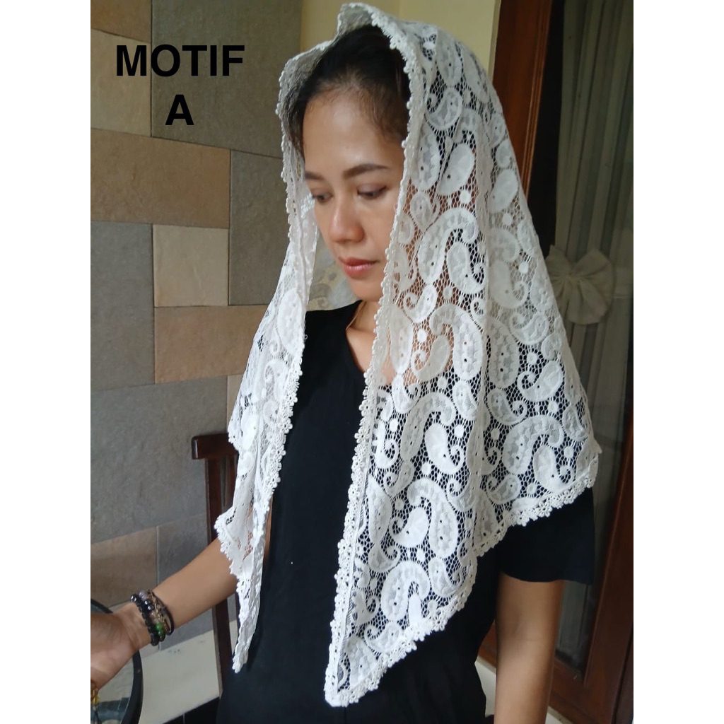 Mantila Mantila Doa Kerudung Misa Kerudung Doa [READY SIAP KIRIM]