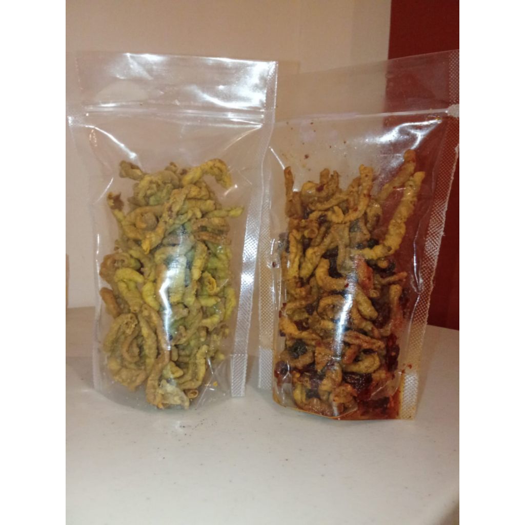 

Paket 2 Kripik Usus Ayam Pedas & Original 200Gr