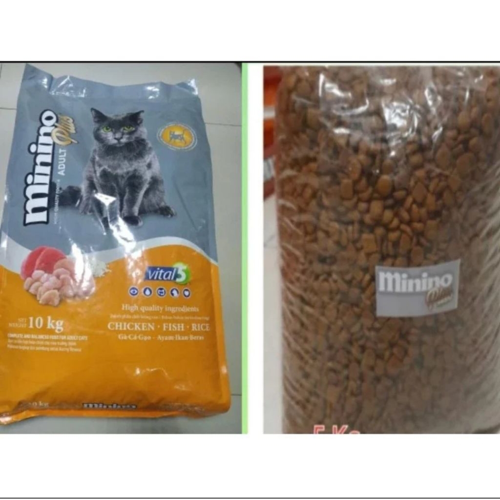 minino plus repack 5kg Urinary Care Adult Kitten makanan kucing 5kg