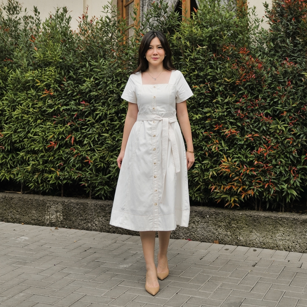 Dress Putih Korean Style
