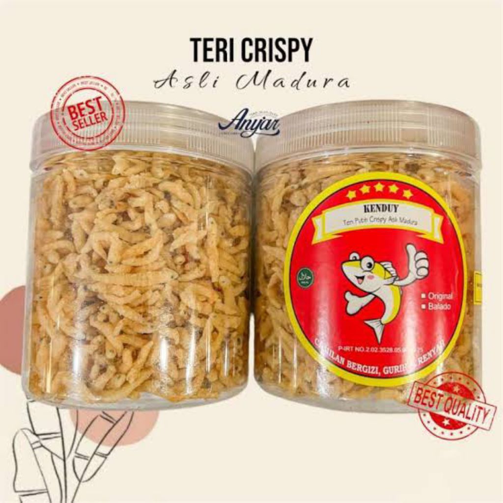 

(FRD) HM100% TERI KRISPI KEMASAN TOPLES 300GR (ISI 10) ORIGINAL GURIH JAMINAN TIDAK MLEMPEM