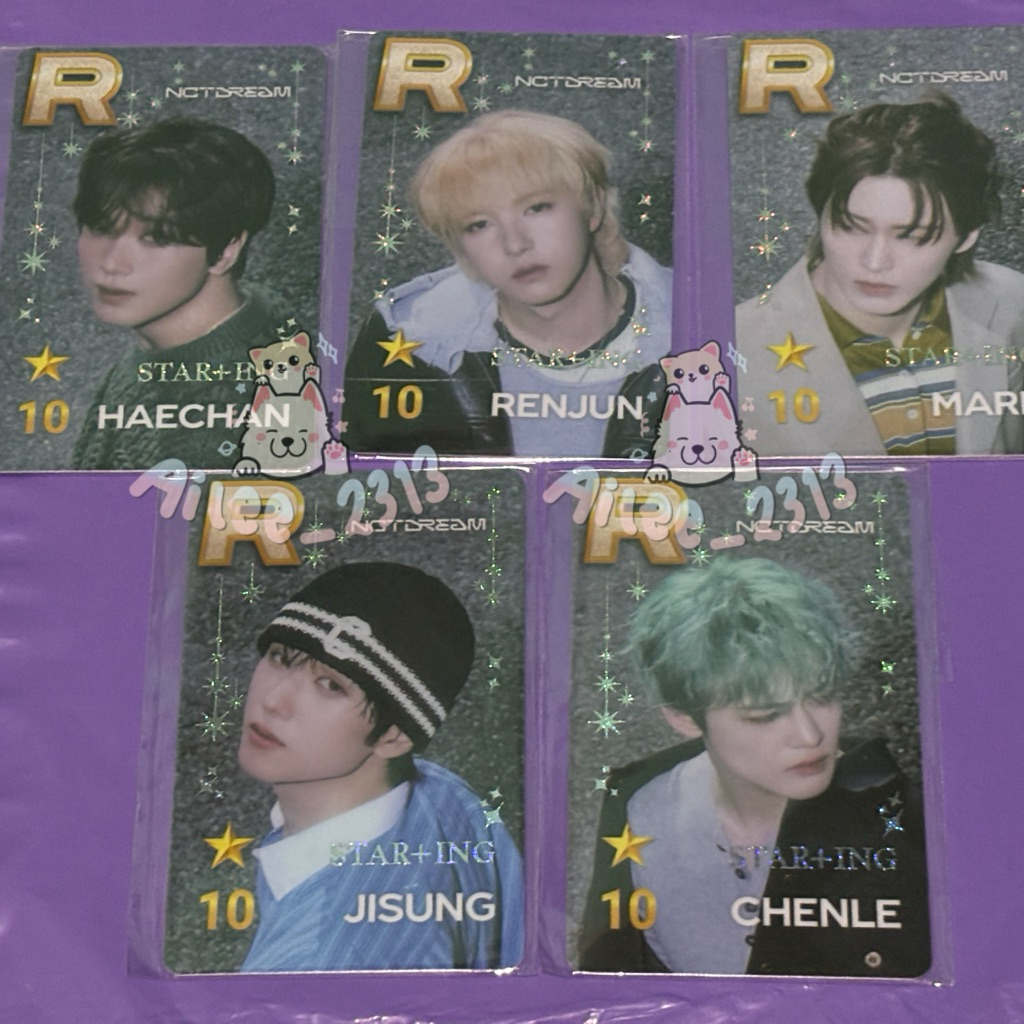 PHOTOCARD PC SSM SUPER STAR SMTOWN STAR+ING 10th ANNIV NCT DREAM MARK RENJUN HAECHAN CHENLE JISUNG
