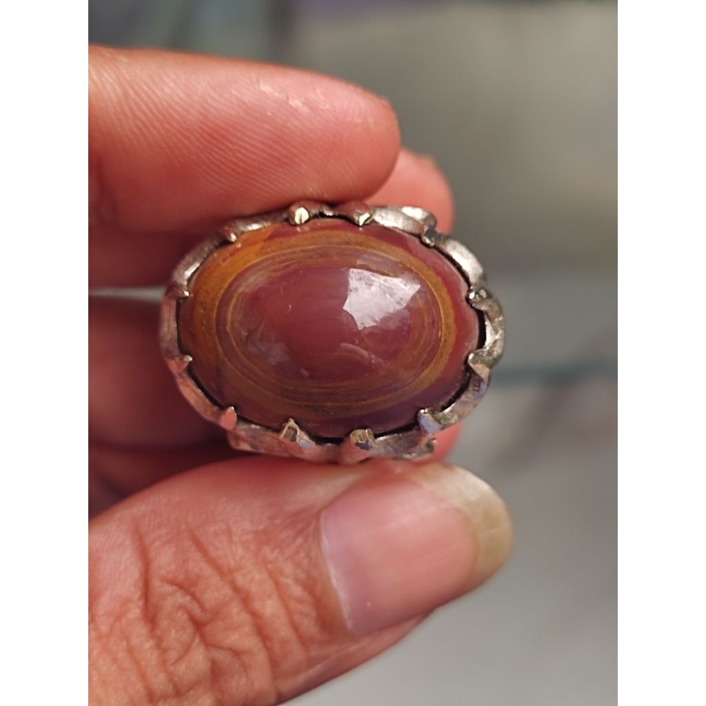 Batu Akik Puser Ati Ayam Ageman Lawasan