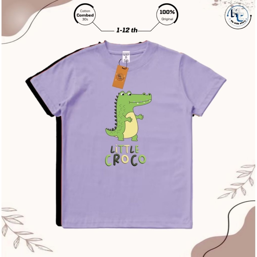 MCkids store Baju Kaos Anak Distro Laki laki/Anak Prempuan Umur 1-12 Tahun Bahan Cotton Combat 24s /