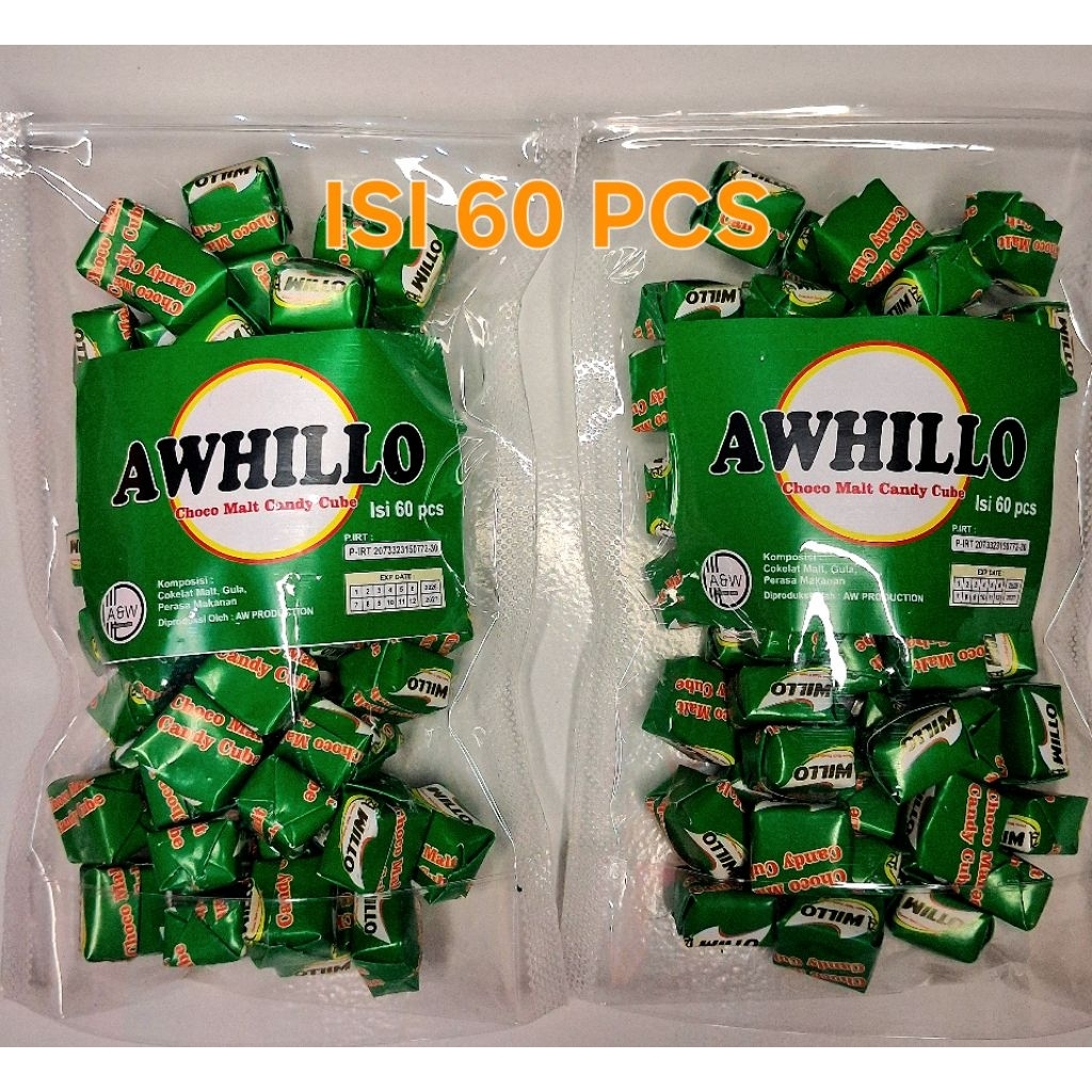 

1 PACK PERMEN WILLO/AWHILLO ISI 60 PCS