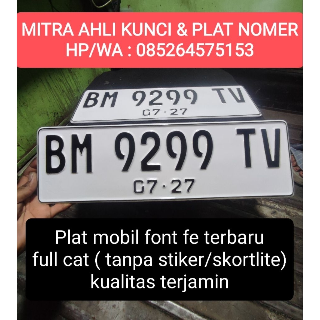 Plat Mobil Custom