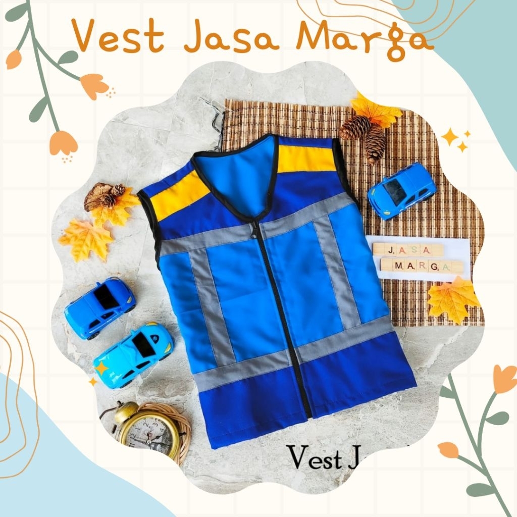 rompi jasa marga anak dan dewasa / rompi jasa marga / rompi proyek jasa marga /rompi kontraktor/kost