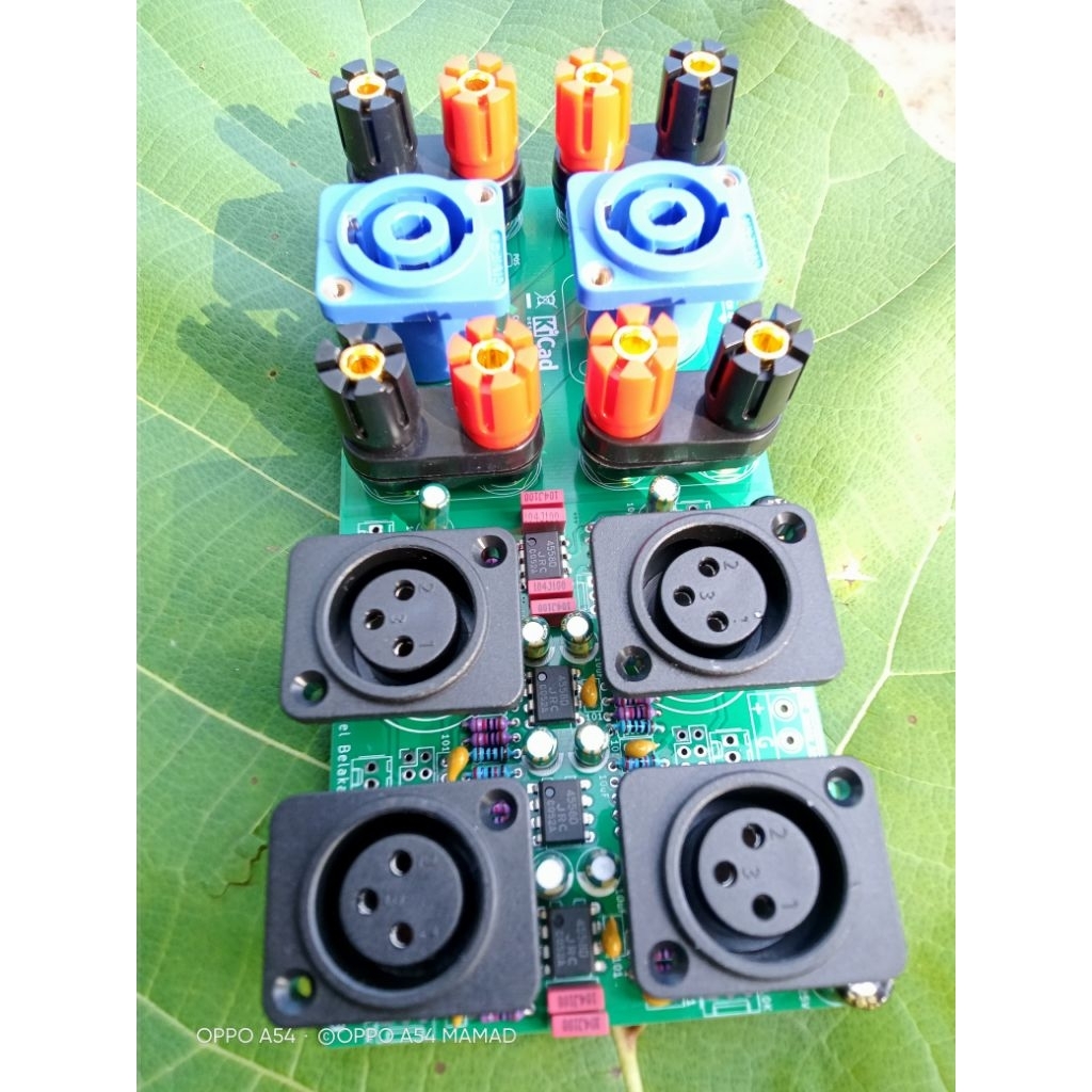 Kit input balance 4 Chanel bok power amplifier untuk N9001/N7001 lengkap konektor tinggal pasang PCB