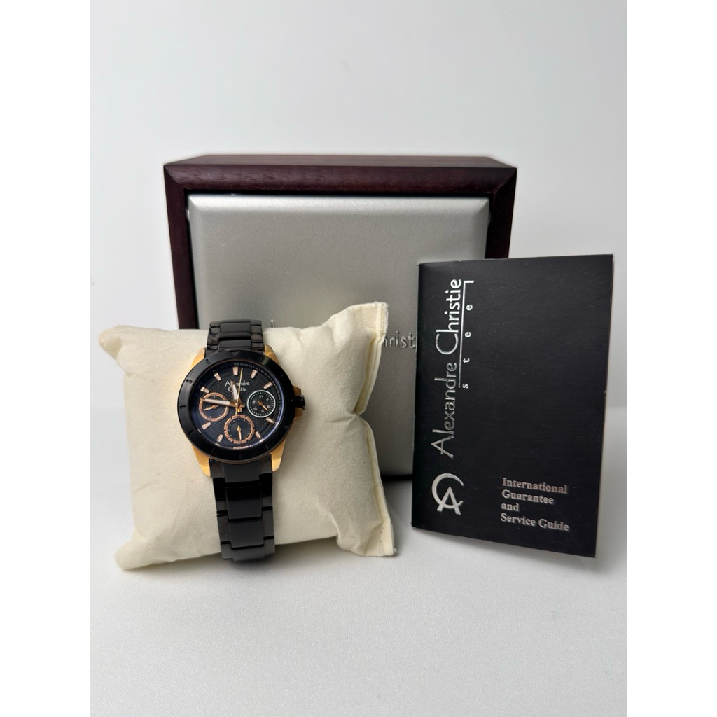 [PRELOVED] jam tangan wanita Alexandre Cristie AC 6388 BF BISA NEGO