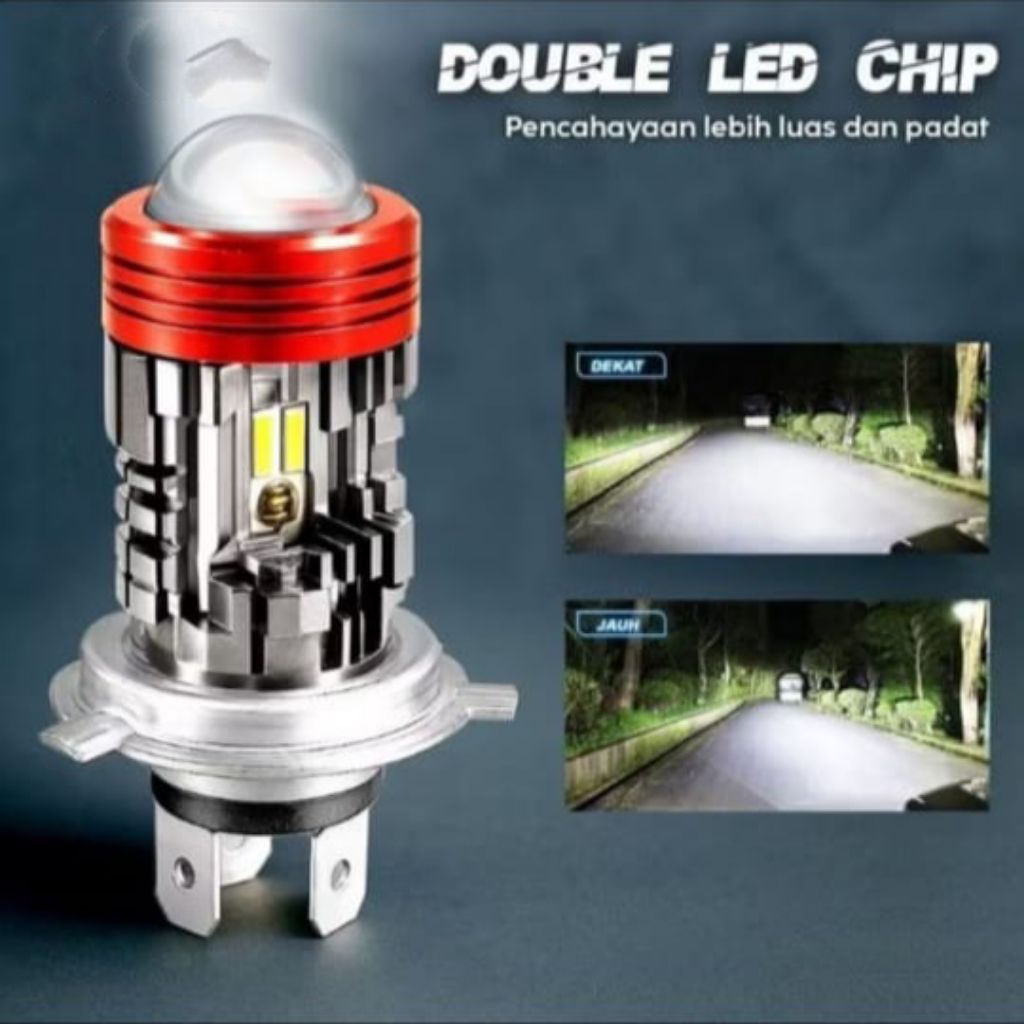 Lampu Led Motor Projector Laser H4