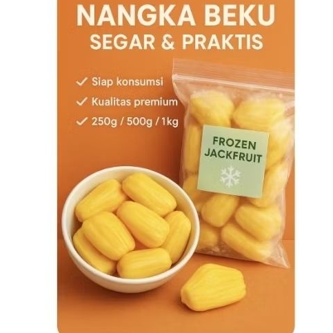 

nangka beku segar manis siap saji 500 gr