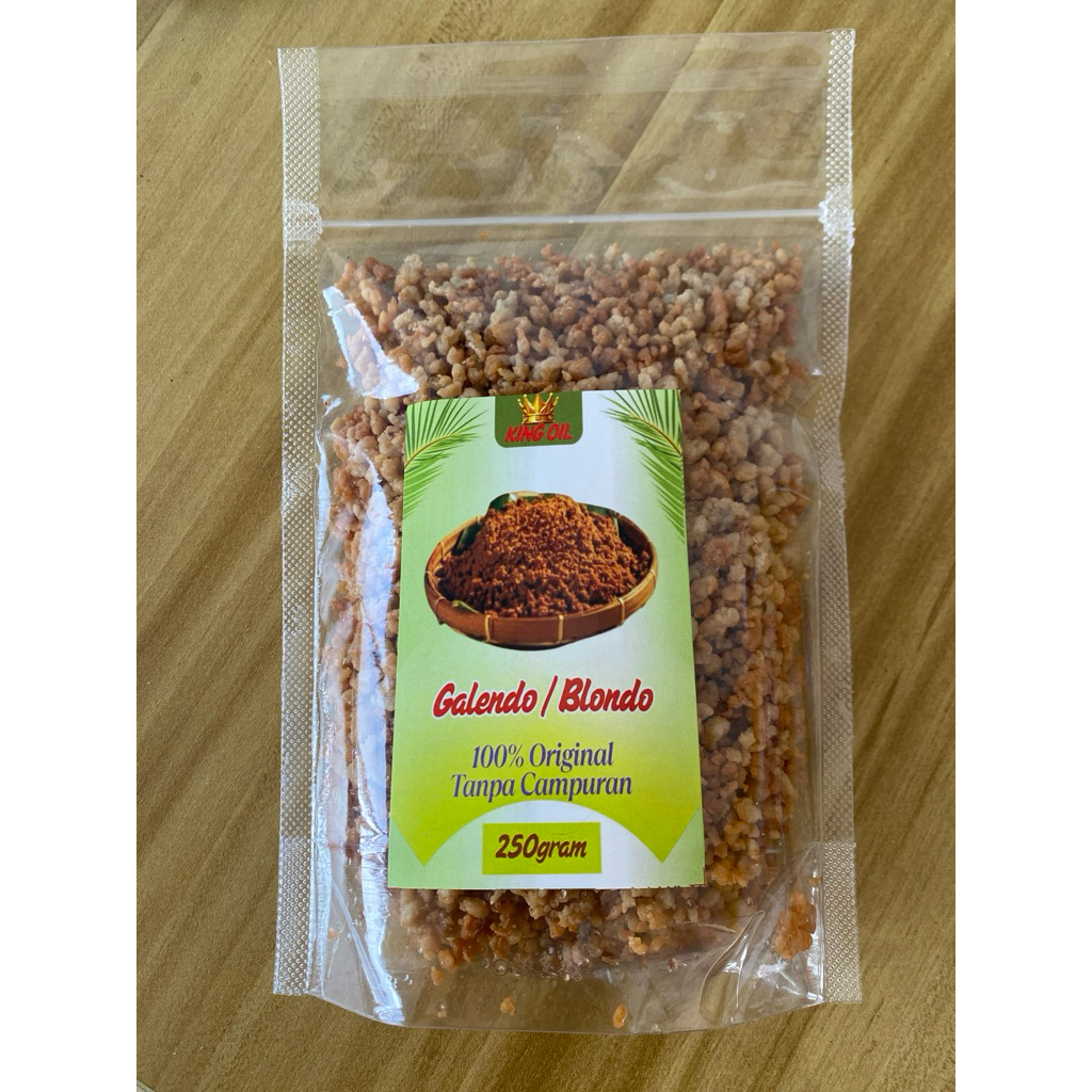 

Blondo asli tanpa campuran 250gr (setengah kering)