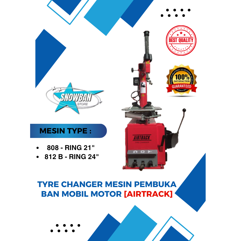 Tyre Changer Mesin Pembuka Ban Mobil Motor [Airtrack] Untuk Ring 20 - Ring 24