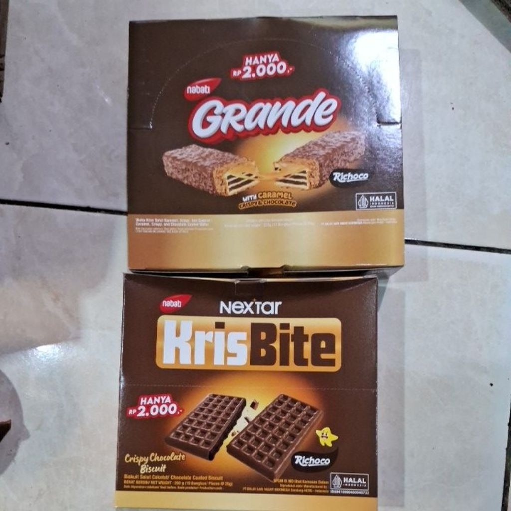 

KRISBITE AESPA | GRANDE AESPA CRISPY CHOCOLATE BISCUIT ISI 5pcs