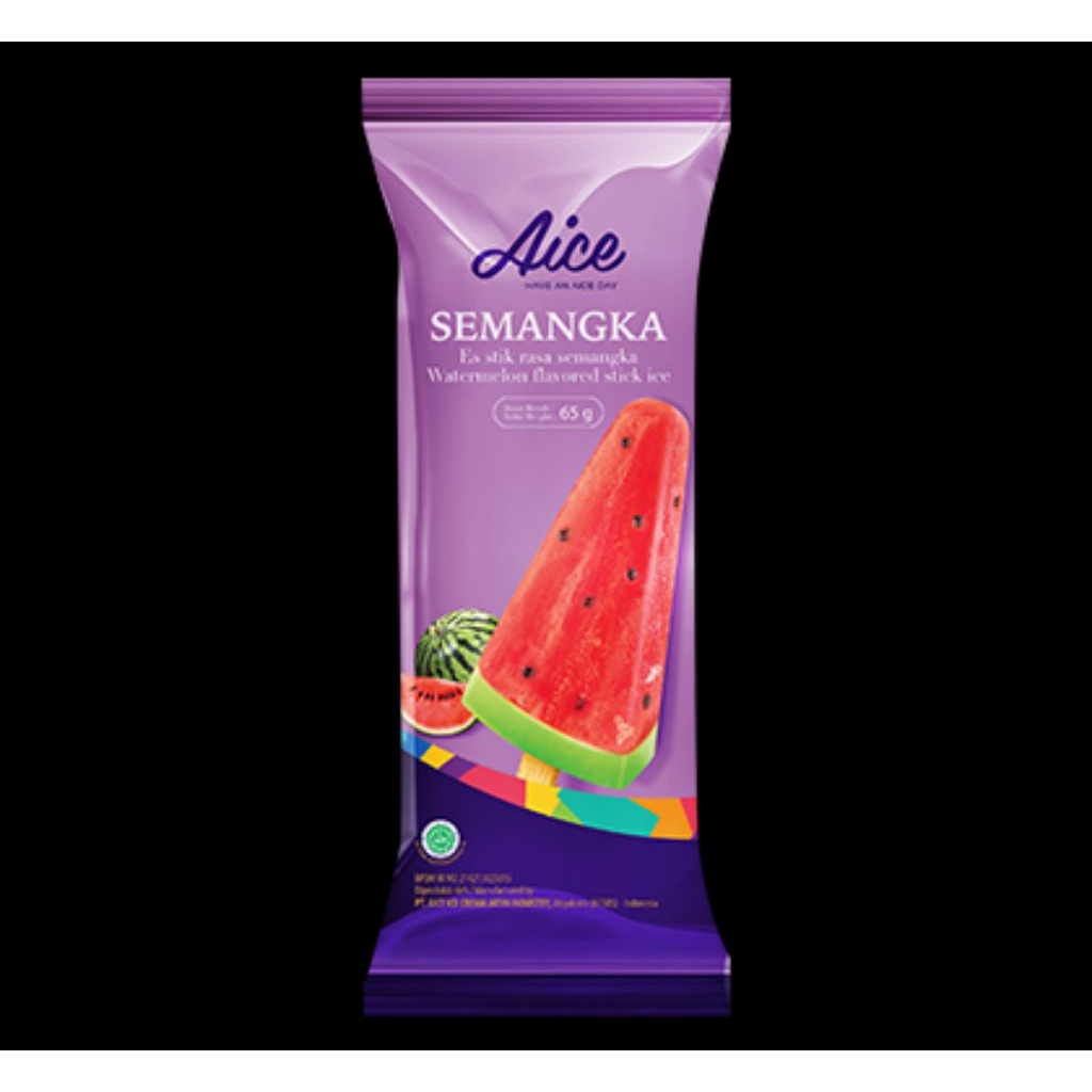 

Aice Ice Cream Semangka Stick 65gr - 10pcs ( free Goodie Bag Alumunium)