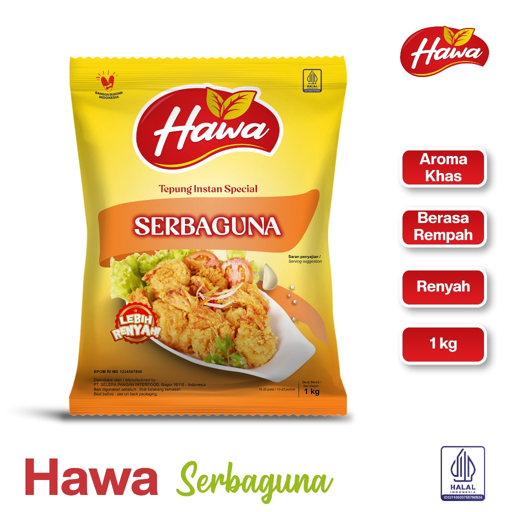 

Hawa Tepung Bumbu Serbaguna 1kg