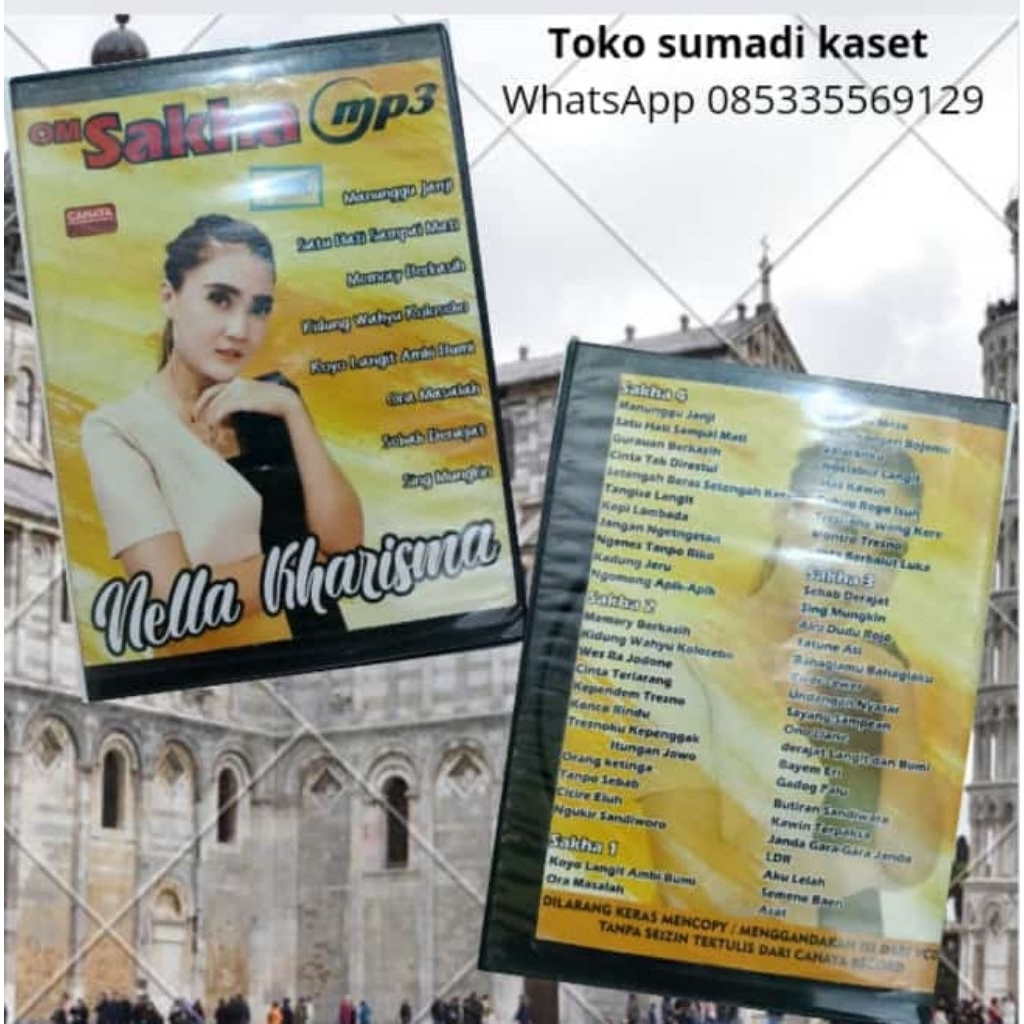 CD audio MP3 dangdut koplo om sakha