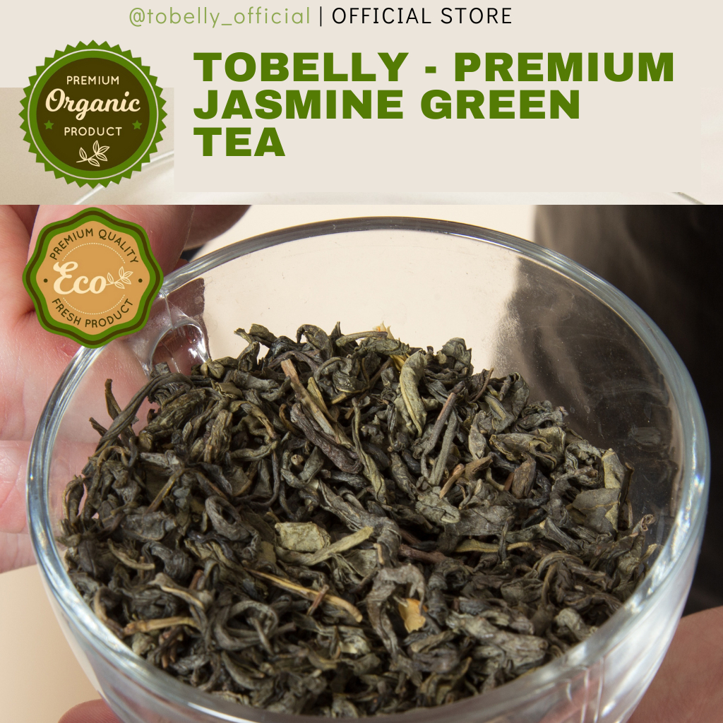 

Tobelly Premium Jasmine Green / Black Tea 100 gr / Teh Hijau / Hitam Melati 100 gr