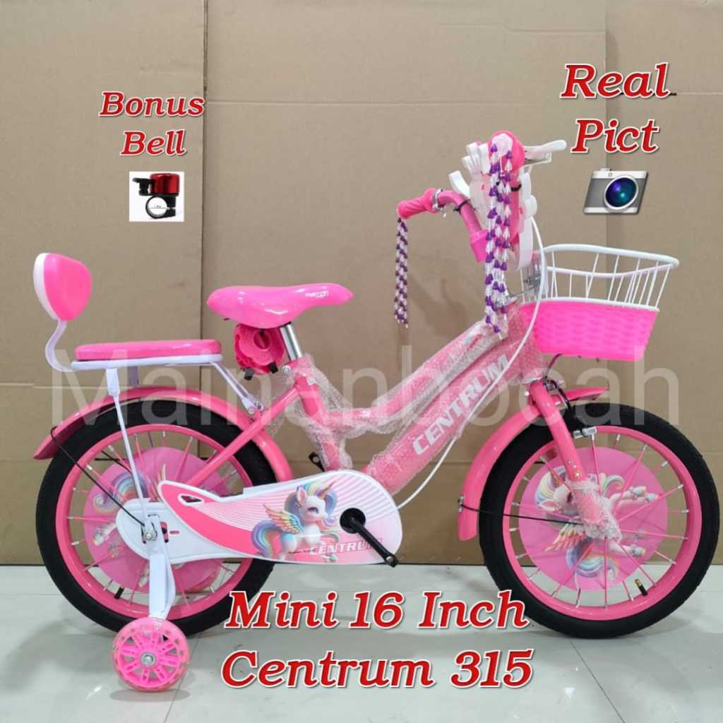 Sepeda Mini 16 Centrum 315 Sepeda Anak Cewe Mini 16 Inch Centrum 315