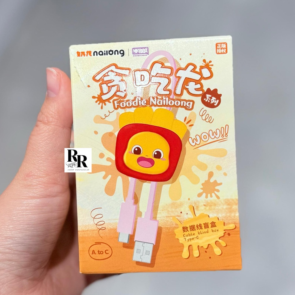 OhSome x Manwucheng - Blindbox / Kabel HP / Nailong Milk Dragon Gluttony Series Data Cable Blind Box