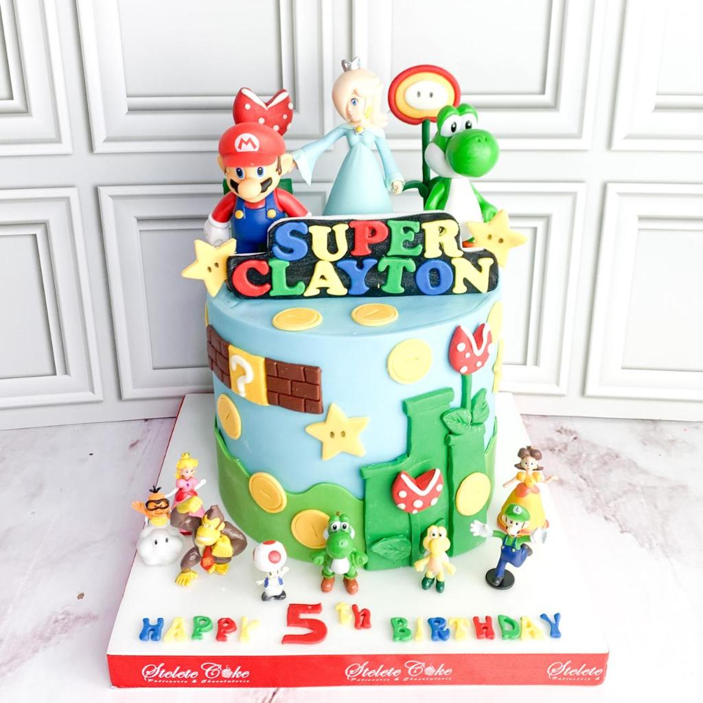 

Kue Ulang Tahun/Birthday Cake/Kue Ultah Tema Mario/Mario Cake/Kue Birthday Jakarta