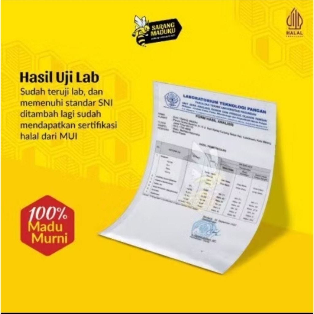 

Temukan Sarang Maduku Madu Sarang Asli 100% Raw Honey 250grm seharga @75000