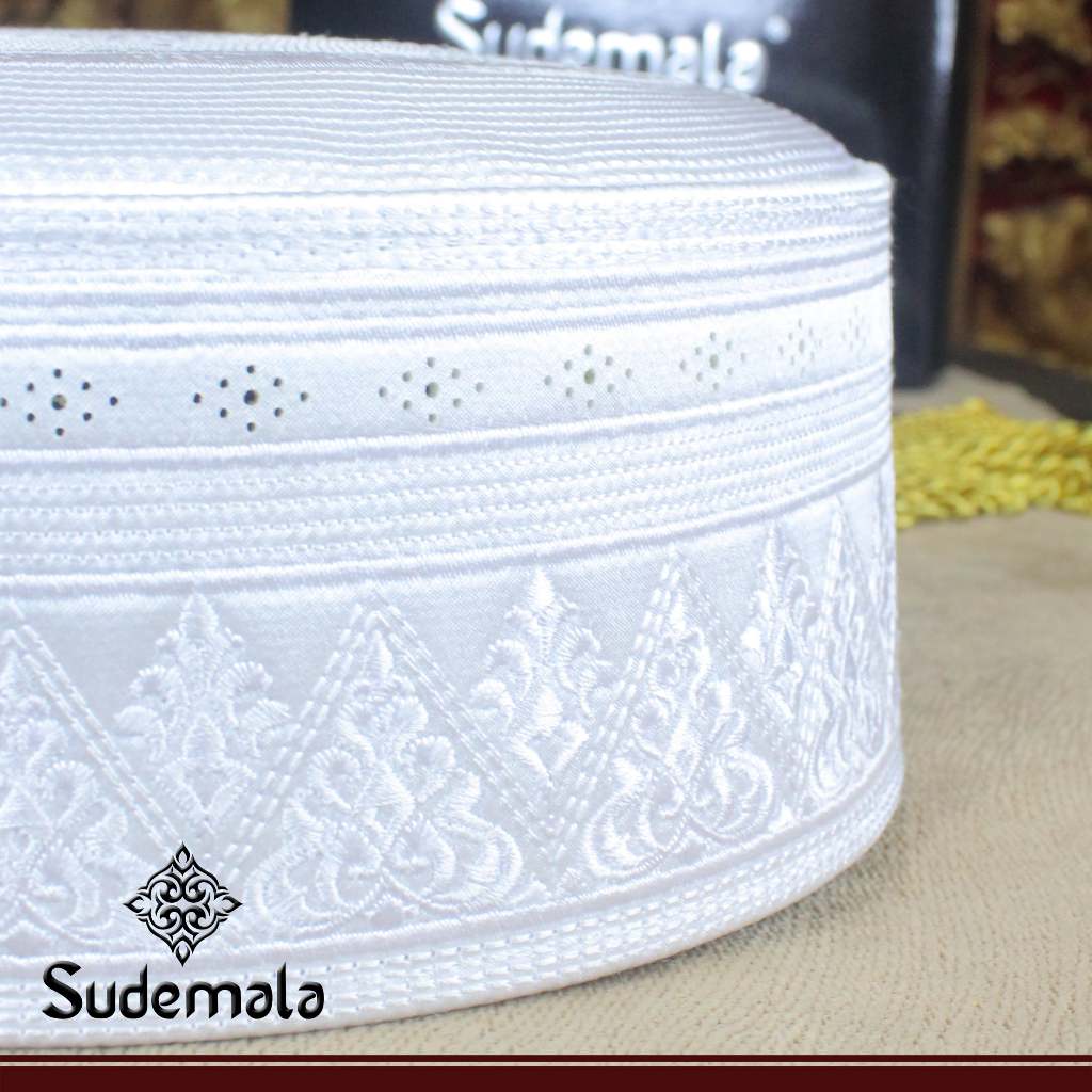Songkok Sudemala/ Songkok Haji Putih PB 3568 / Kopyah/ Peci