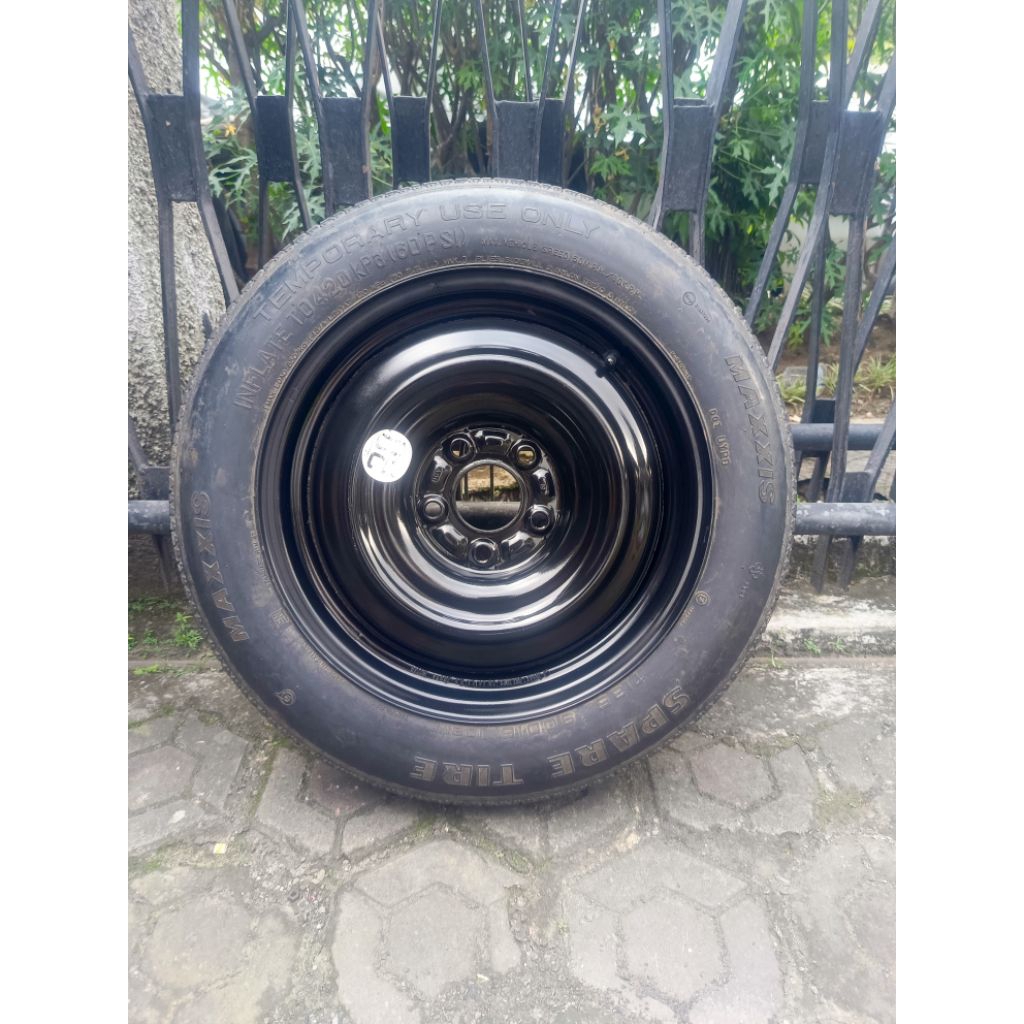 Velg serep temporary R16 pcd 5x 114 + ban T 135/90 ring 16