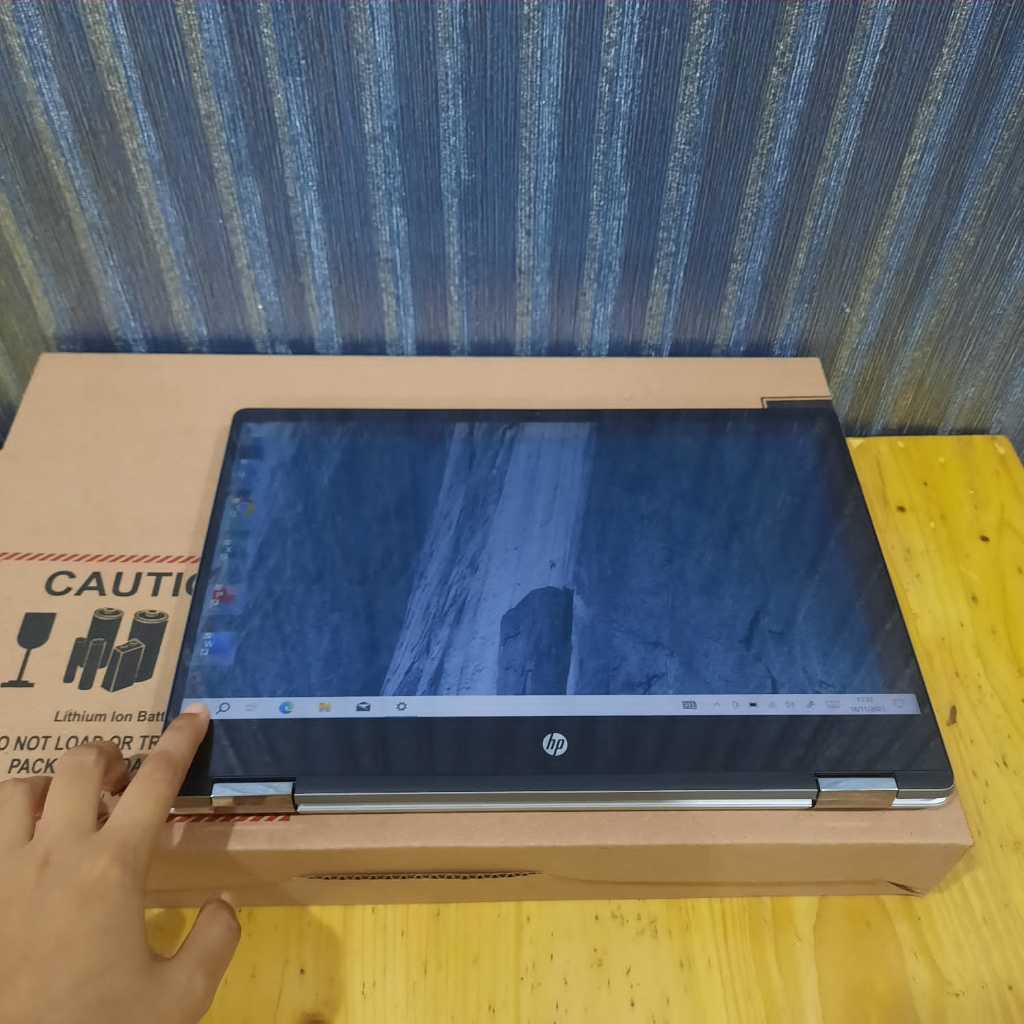 aptop HP Pavilion X360 14-dh1053TX , 2 In 1 Convertible, (Touchscreen), Core i5-10210U, Gen 10Th, #D