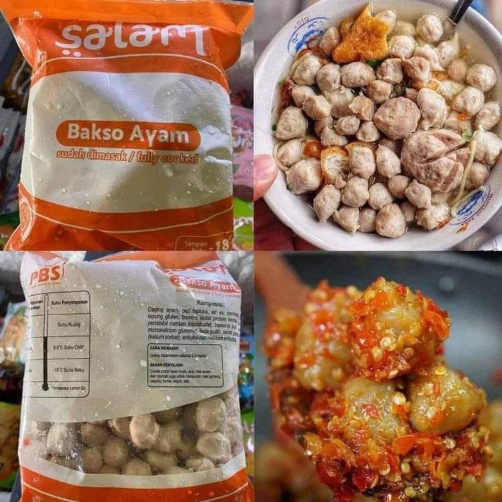 

Salam Bakso Ayam 500gr- Frozen Food Olahan Makanan Beku