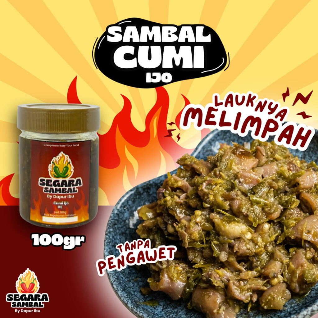 

Sagara Sambal - Sambal Cumi Ijo-Sambal Kemasan-Makanan Siap Saji
