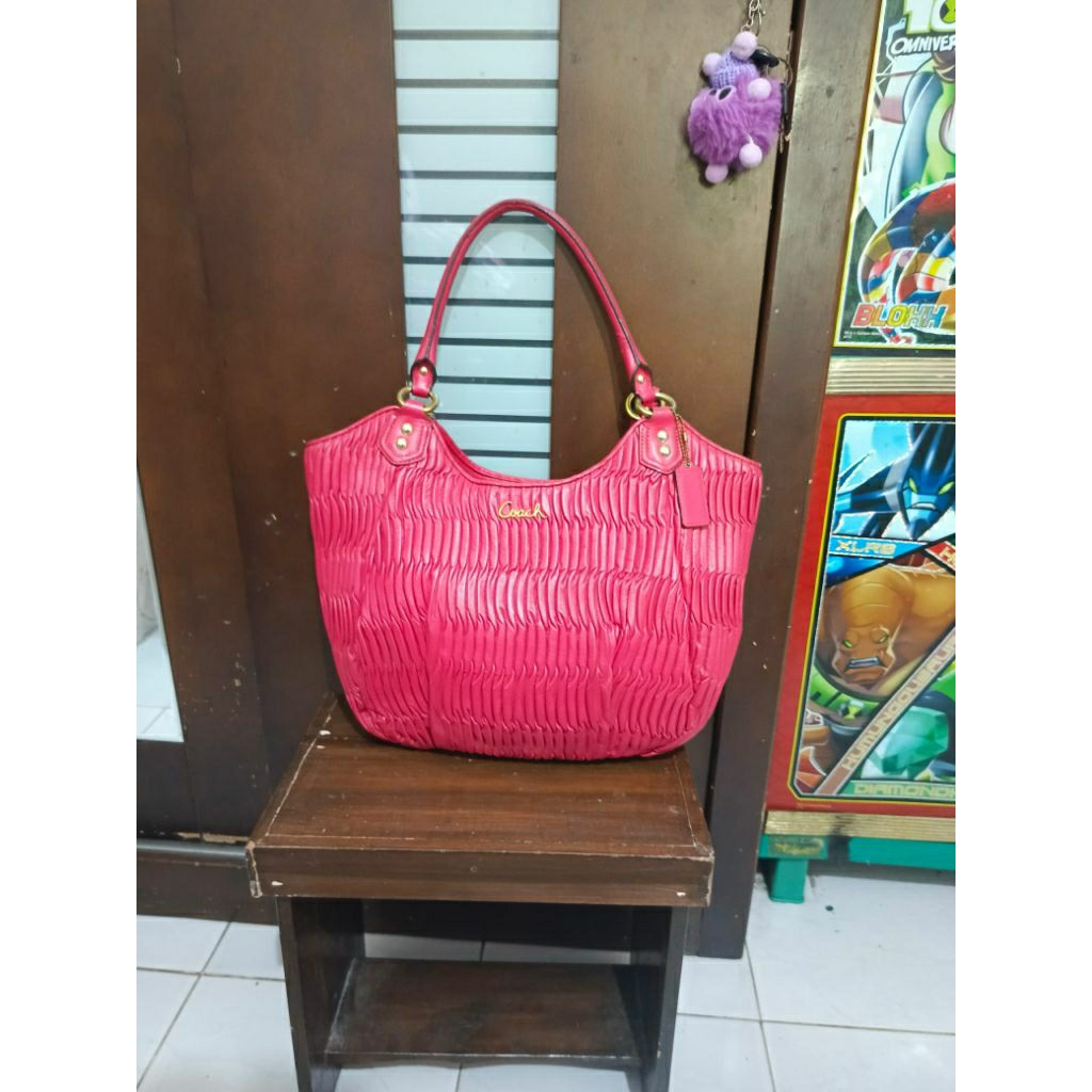 Tas Tote Coach Fusia Madison like new