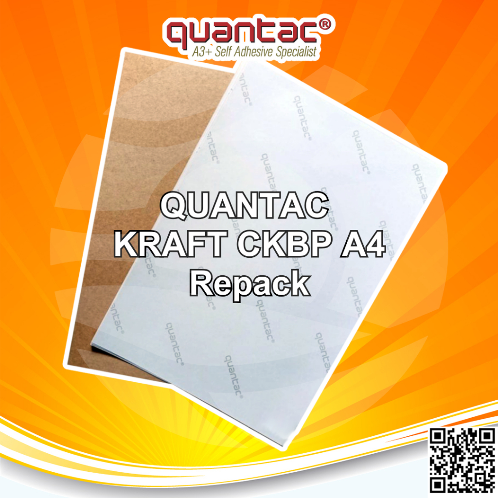 

QUANTAC Kraft A4 Sticker Label Paper Stiker Samson isi 20 lembar