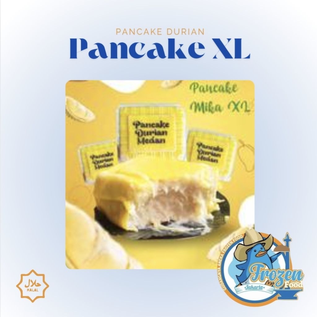

Pancake Xl Full Daging Durian | WAJIB EXTRA BUBBLEWRAP