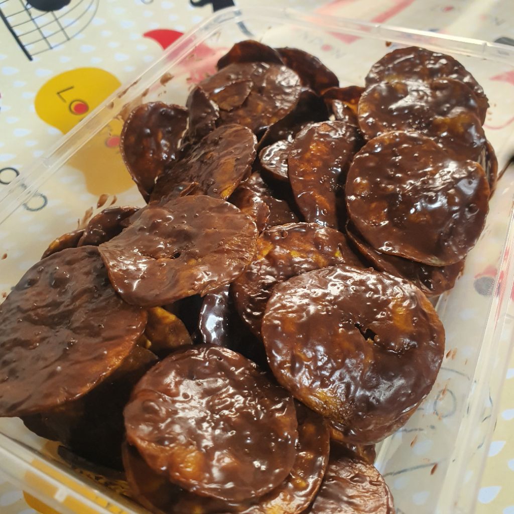 

kripik coklat lumer di jamin nagih