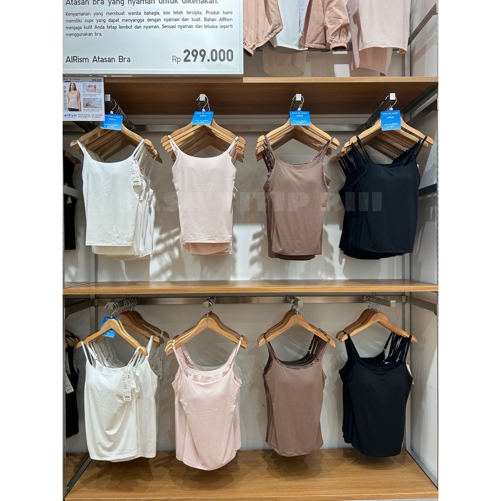 AIRism Bra Kamisol WOMEN UNIQLO