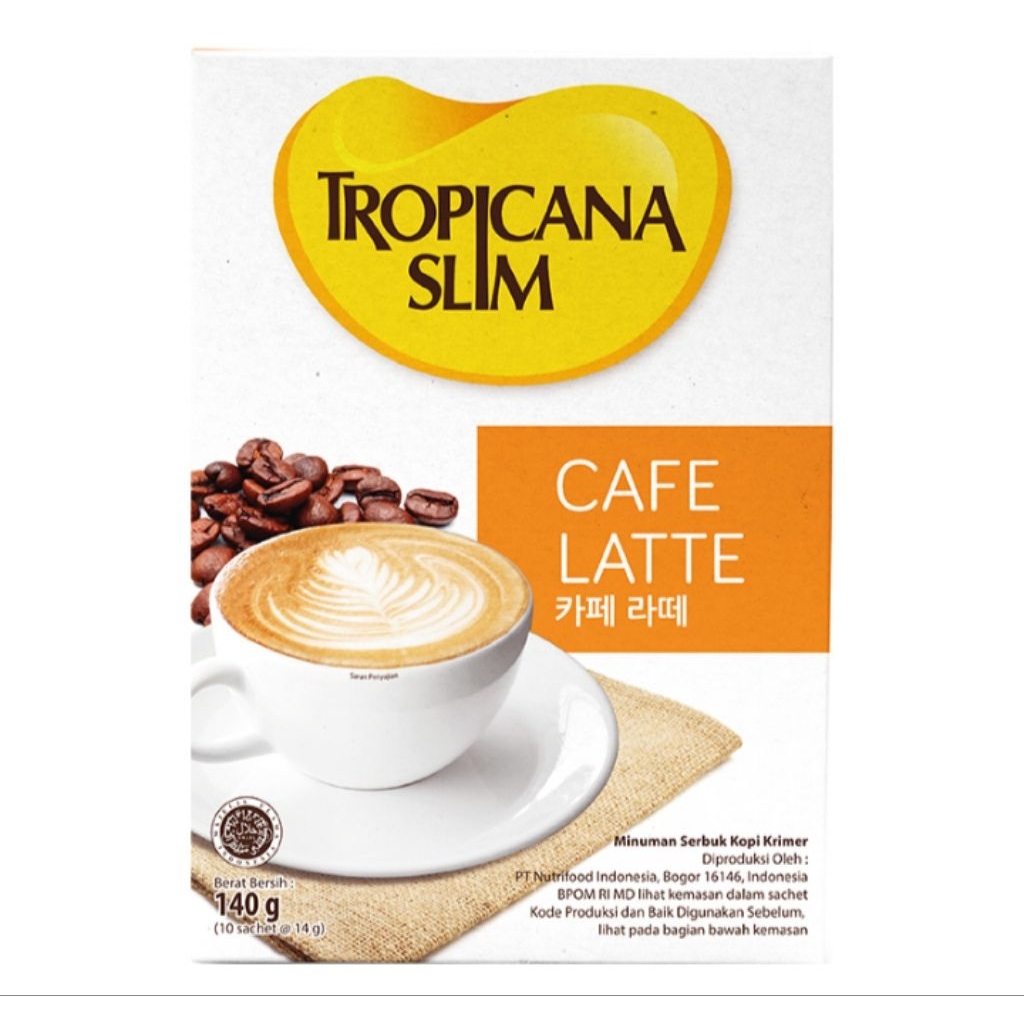 

Tropicana Slim Cafe Latte 10 x 14 g