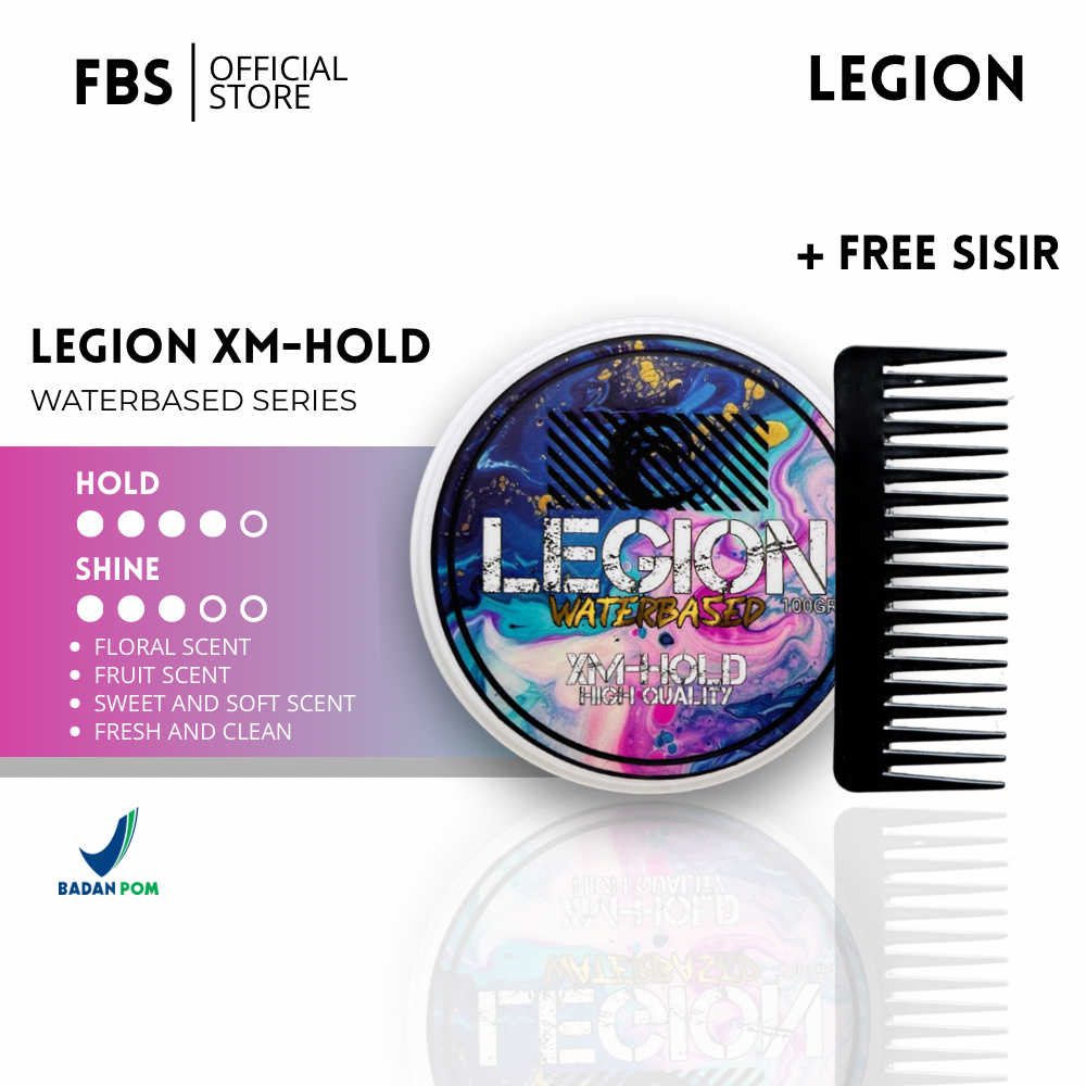 LEGION POMADE WATERBASED 100GRAM XM-HOLD