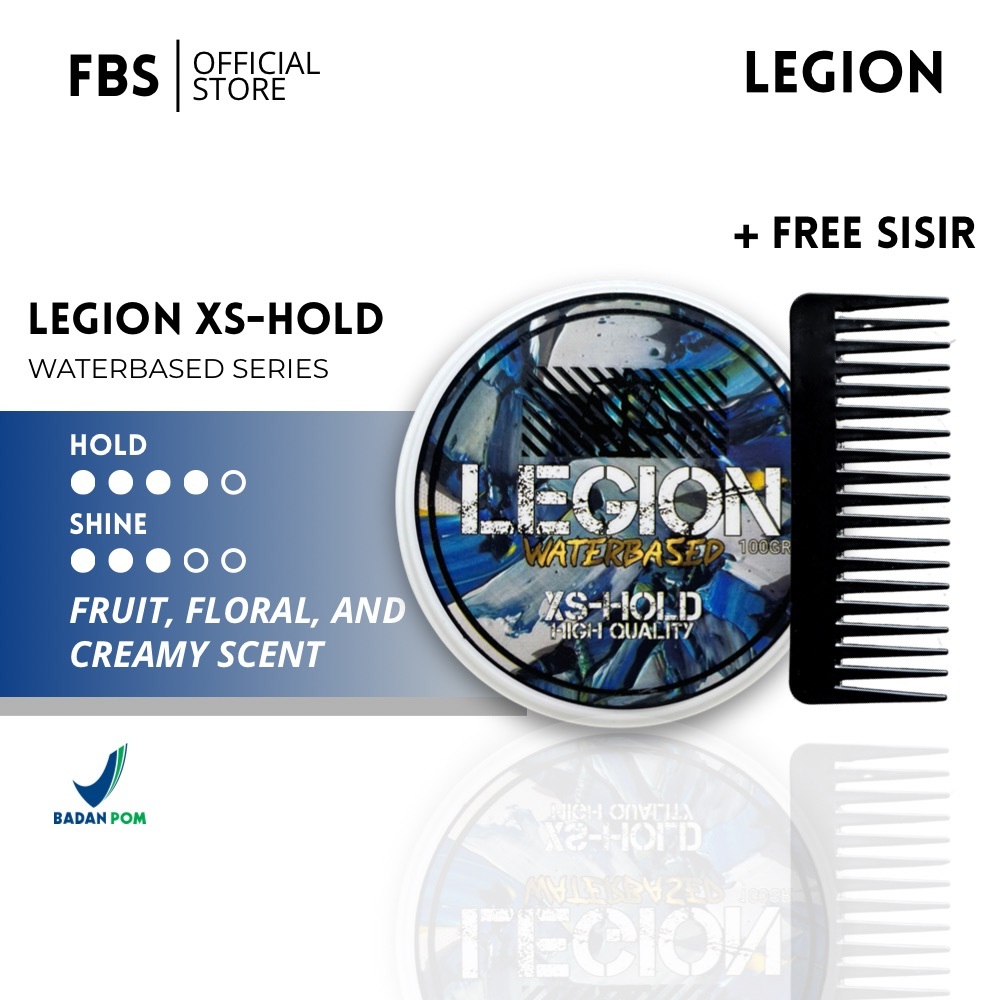 LEGION POMADE WATERBASED 100GRAM XS-HOLD