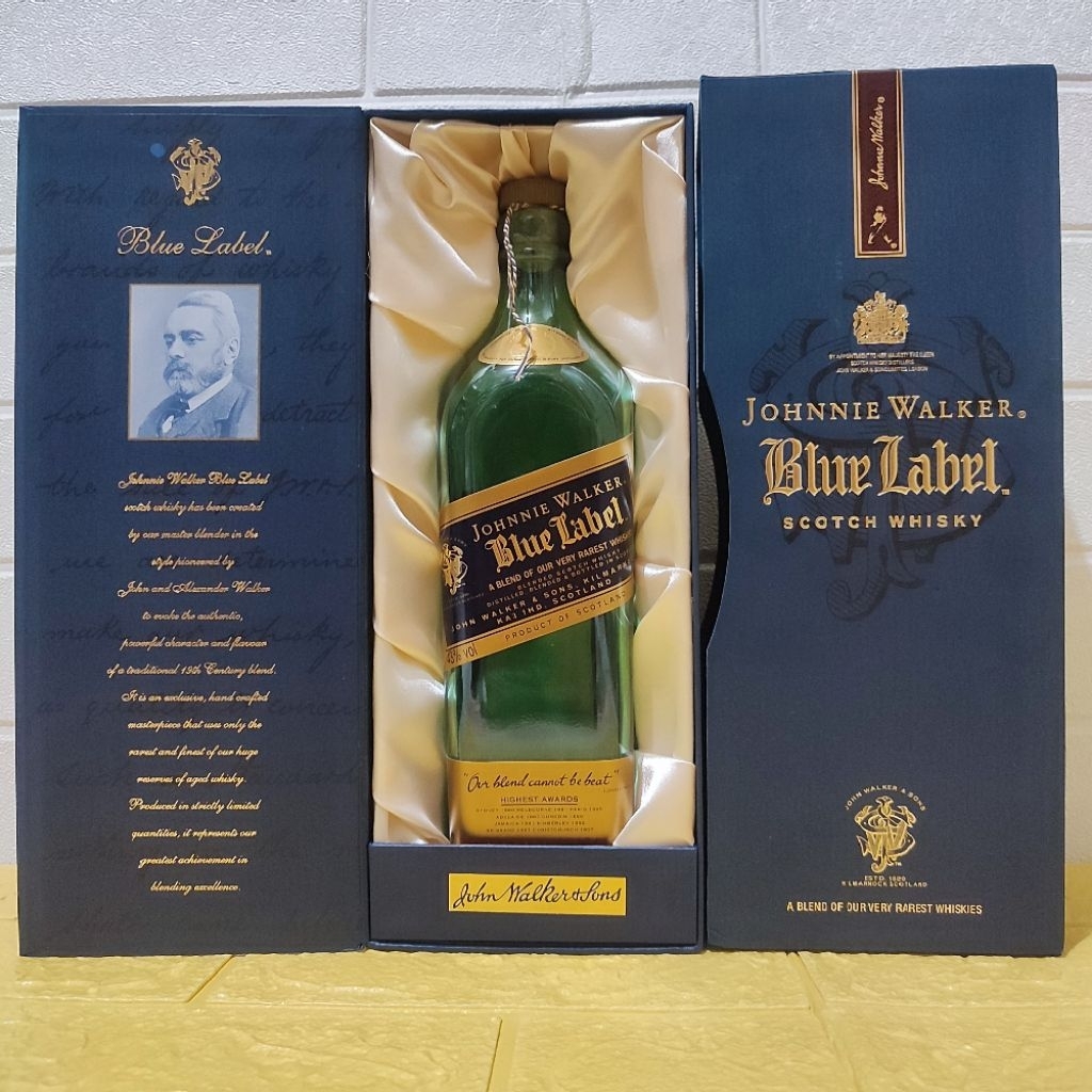 koleksi botol bekas_blue label limited edition/OLD