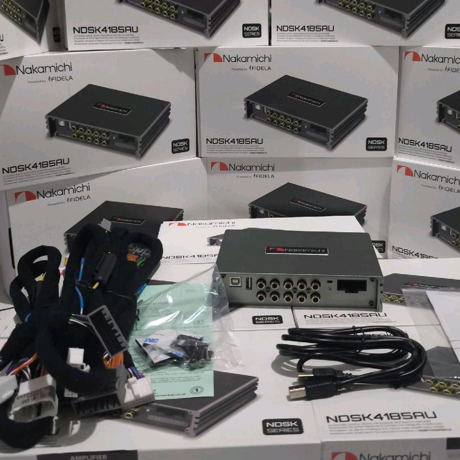 NAKAMICHI DSP 8 CHANNEL AMP NDSK 4185AU FIDELA / NDSK 4185AU 8 CHANNEL NAKAMICHI FREE SOCKET PNP PLU