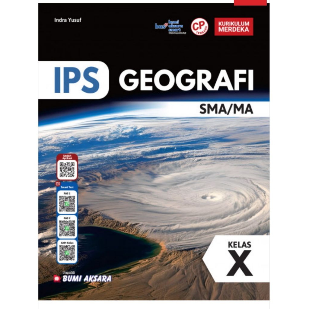 Buku IPS Geografi SMA Kelas 10 Kurikulum Merdeka Bumi Aksara