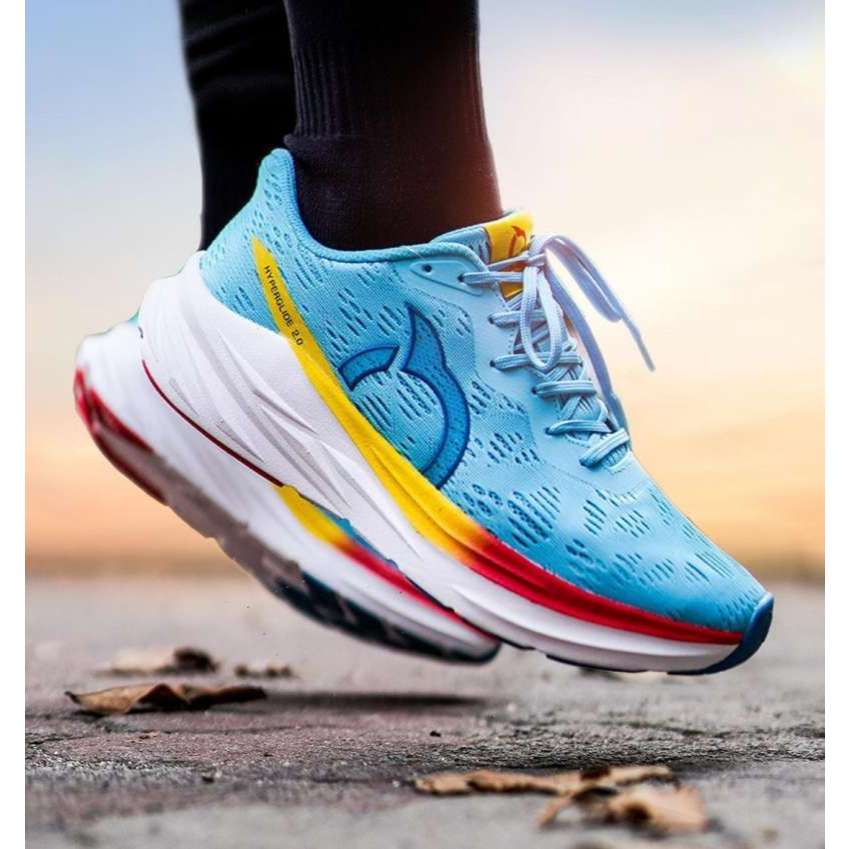 Best Sale Ortuseight Sepatu Running Hg 2.0 Putih Hyperglide 2.0 Ice Blue White Sepatu Lari Sepatu