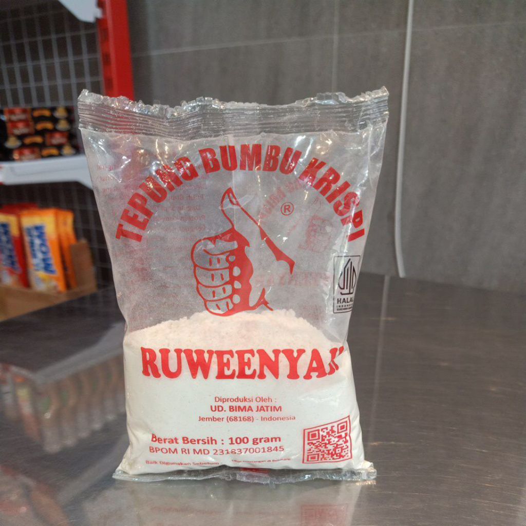 

tepung cap jempol bumbu Crispi ruweenyah