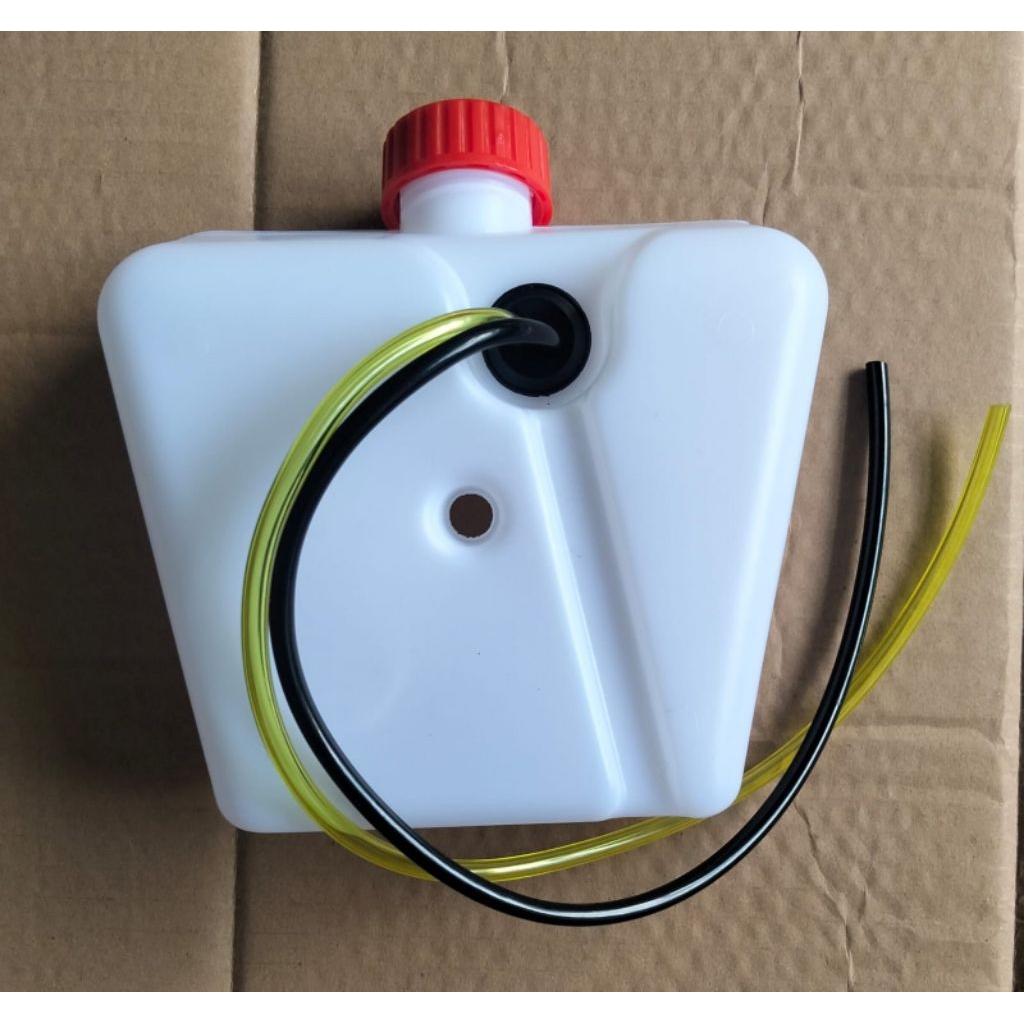 TU26 Tangki Bensin (20Liter Persegi) 2 Selang Mesin Semprot Sprayer TU26