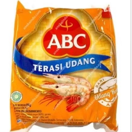 

ABC TERASI UDANG @76g 1 PAK ISI 20 pcs