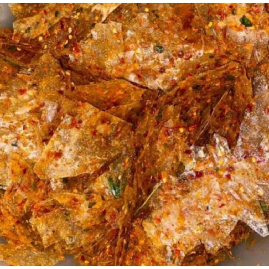 

Keripik Kaca Pedas Kemasan 200 gram / Kripca / Keripik Kaca Pedas Daun Jeruk