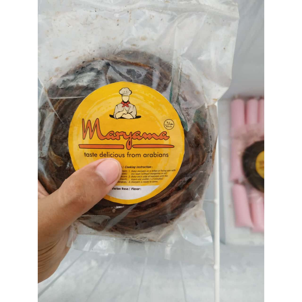 

[ISI 5] Cokelat - Roti Maryam / Cane / Canai Maryama Ngemil - Ori - Frozen Food - Probolinggo