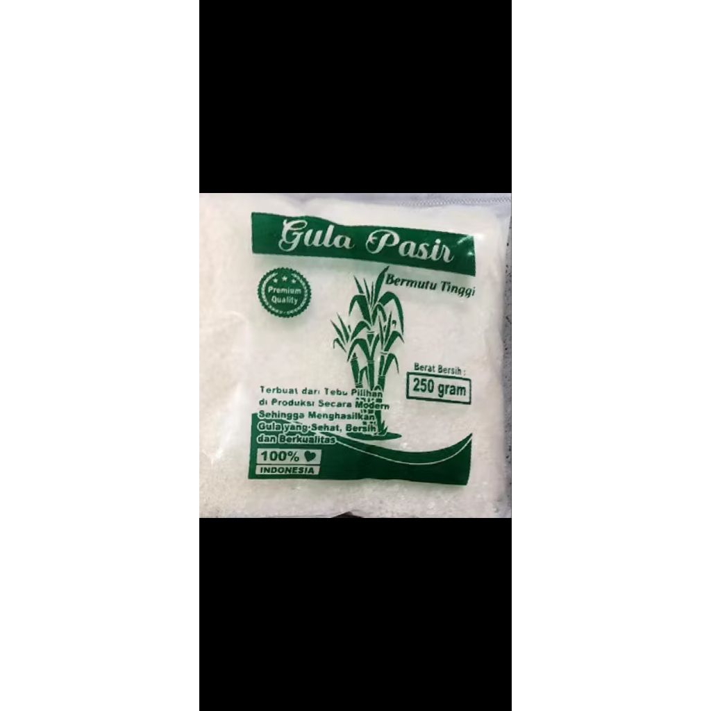 

gula pasir kemasan 1/4kg